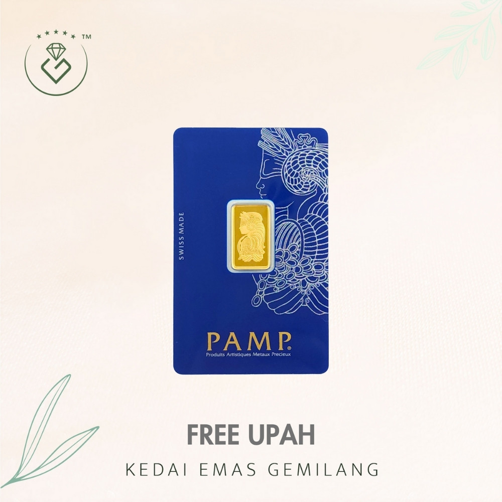 [Kedai Emas Gemilang] 8001268 Pamp 5G (C745277) Gold Bar (2.18Cm) (5G) [999&hellip;