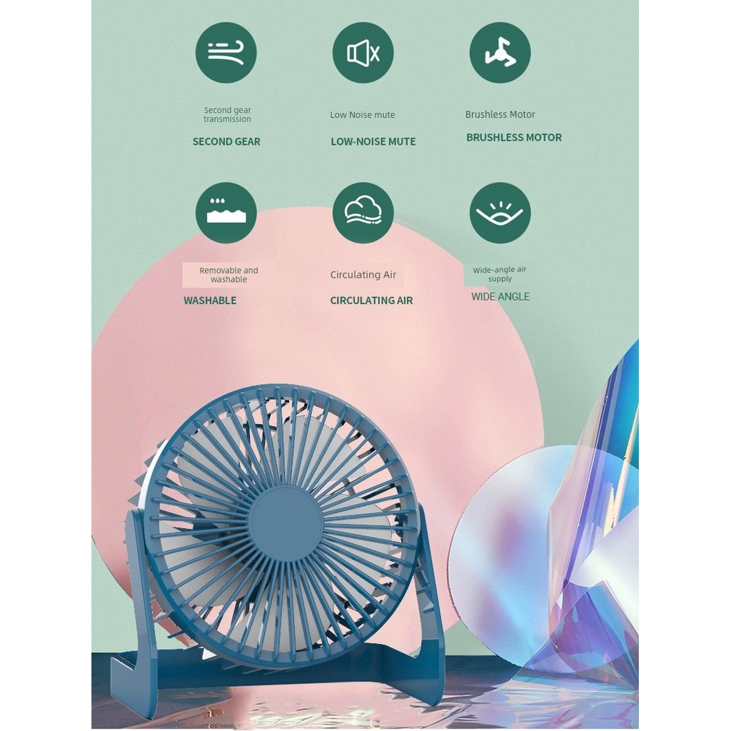 usb kipas mini kipas usb kereta kipas mini bateri tahan lama Usb 27cm Desktop Mini Desktop Outdoor Fan