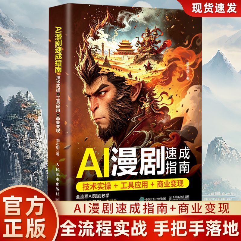 热卖中AI 漫剧速成指南 紧贴 2026 新规算法低成本快速出片变现实手册 Hot-selling AI comic book crash course: A practical guide to quickly produce content with low-cost, new algorithms in 2026