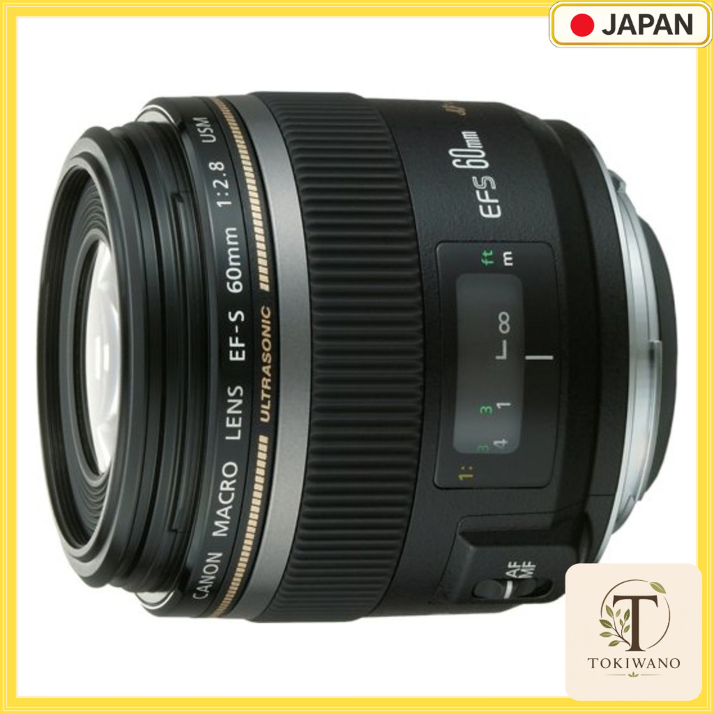 【 Used 】 Canon EF-S 60mm f/2.8 Macro USM Prime Lens (Compatible with APS-C)