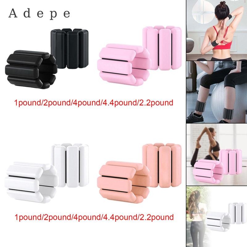 Adepe 2x Wearable Weights Arm Weights Set Adjustable Weight Bracelet Wrist Weights for Women Men Dance Walking Cardio Aerobics