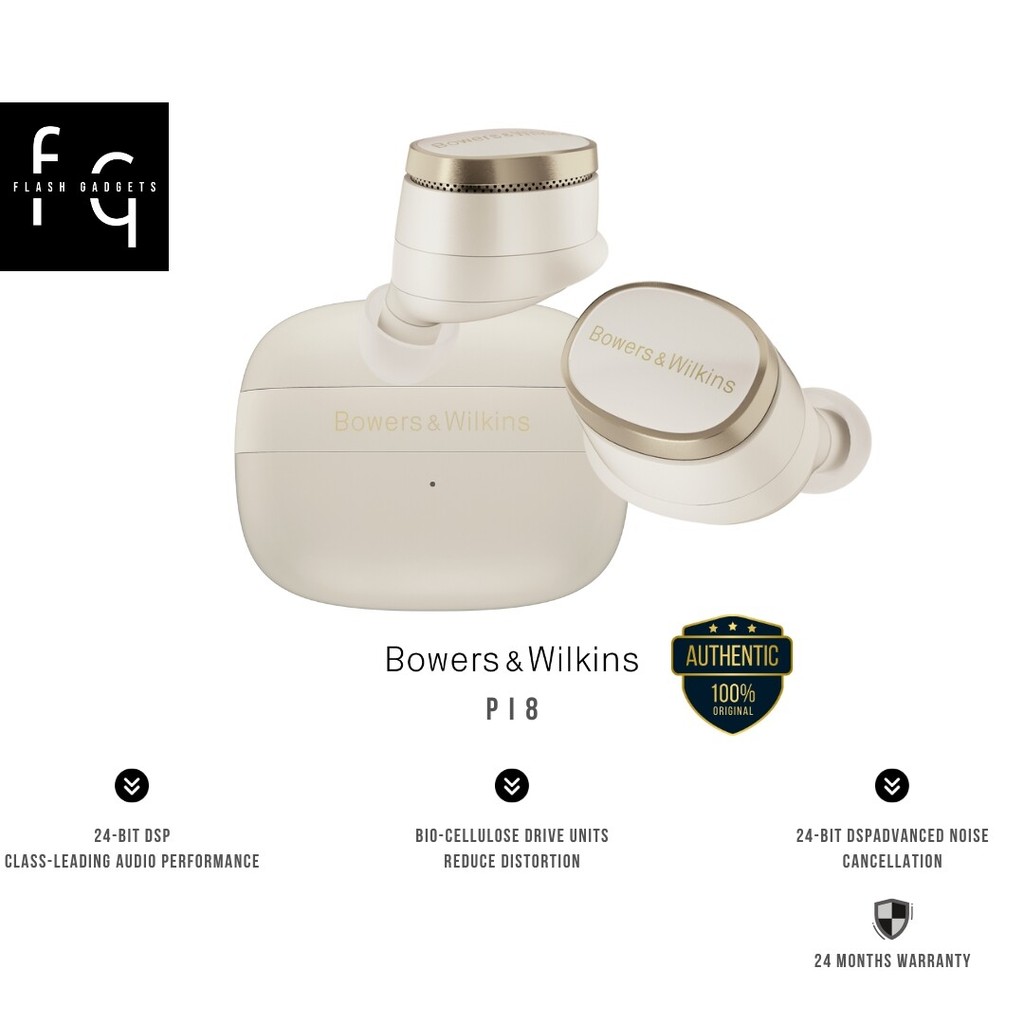 B&W Bowers & Wilkins PI8 ANC True Wireless Earbuds I 2 Years B&W Malaysia Warranty