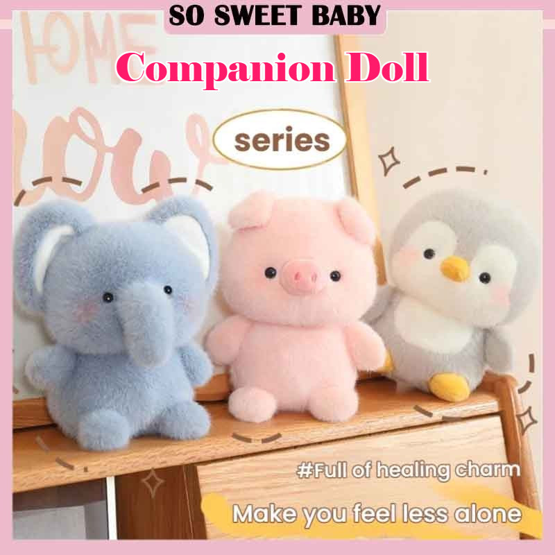 Companion Doll Plushie Animal Plush Toy Cute Bear Soft Stuffed Toy Desktop Decoration Children Gifts