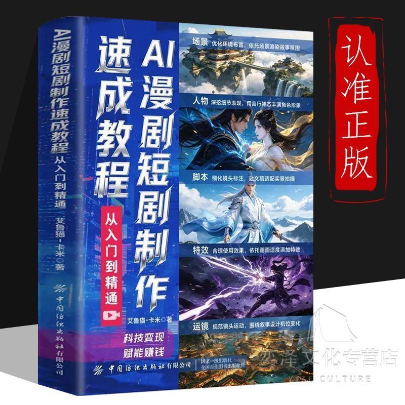 AI漫剧短剧制作速成教程 从入门到精通零基础AI变现赋能赚钱 AI Short Drama Production Crash Course: From Beginner to Expert, Zero-Basis AI Monetization for Earnings