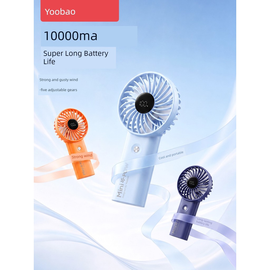 | 【kipas mini bateri tahan lama】 | 制冷小风扇 kipas turbo mini ✯Handheld Small Fan Yubo Small Fan Portable Portable Electric Fan Handheld Small usb Charging Fan Ultra-Long Battery Life yoobao Small Fan Large Wind Office Desktop Handheld Fan☜