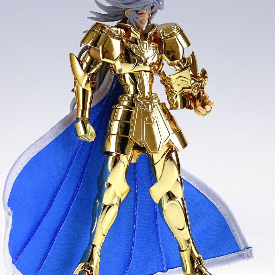 MST Gemini Gold Saint Cloth Fighter Myth EXM Gemini Saca Saka 24K Gold Plating New Head Carving