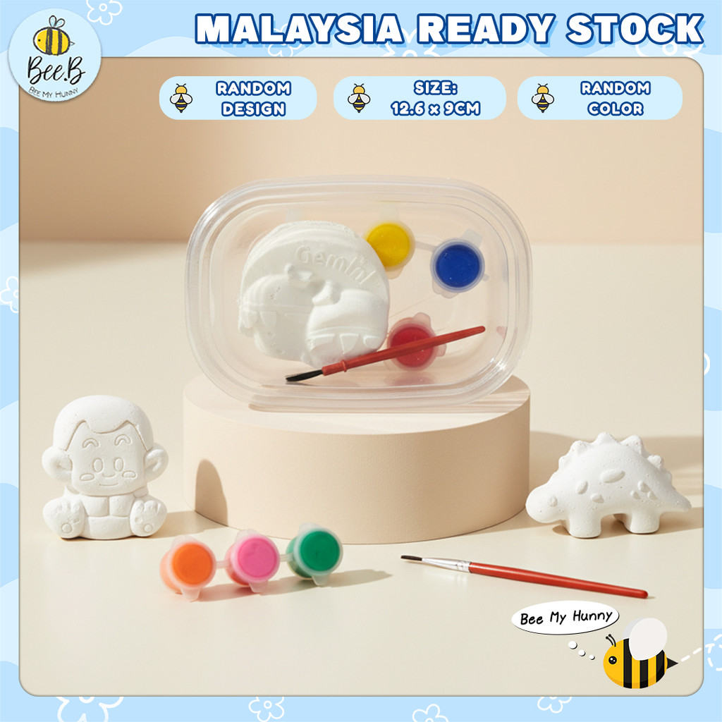 Plaster Doll Children's Coloring Painting Creative Graffiti DIY Painted Plaster Doll Coloring Kids Educational Toys WJTP