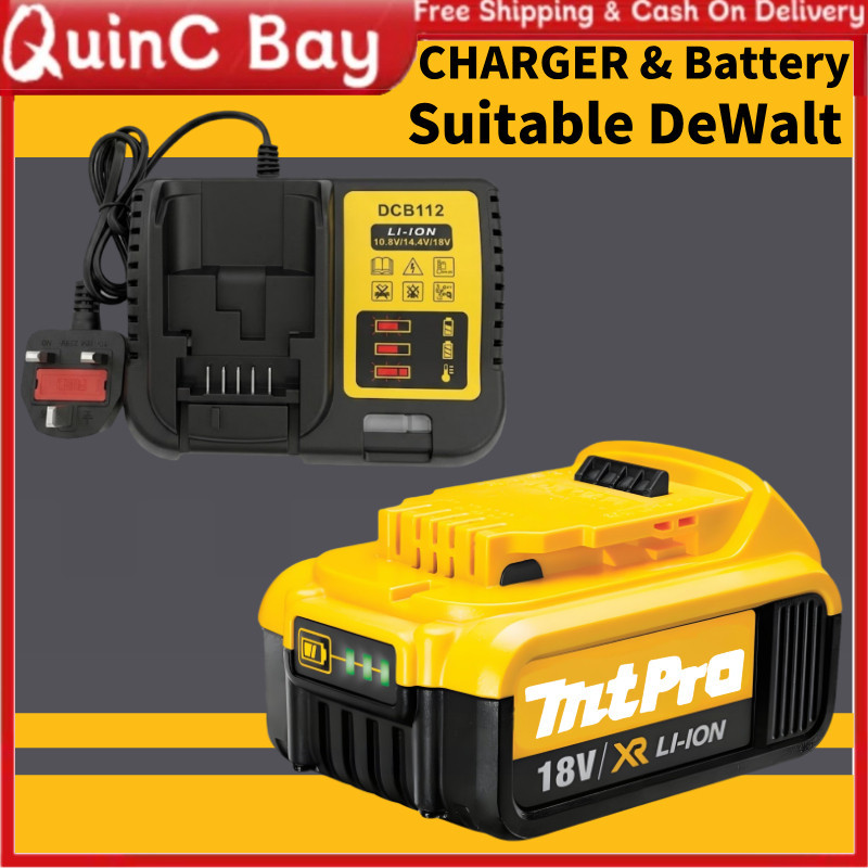 MtPro OEM DeWalt 150W AC Inverter 220V Battery Rapid Fast Charger 18V 20V XR Replacement Camping
