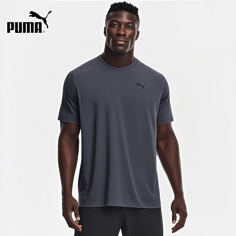 Inter 丨 PUMA PUMA Quick-Drying T-Shirt Short-Sleeved Men's Wear 2026 Summer New Style Sports Fitness Wear Round Neck Half @-