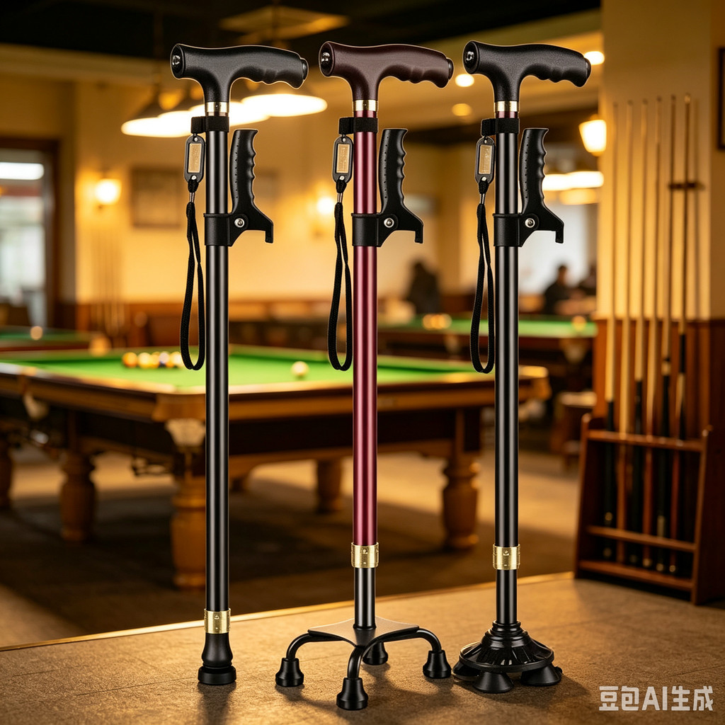 Elderly Crutches Shock-resistant Crutches Big Four-legged Cane、walking aid、walking cane、tongkat orang tua、tongkat lipat、 4 kaki、Foldable walking stick for elderly、tongkat kaki 4、拐杖椅子