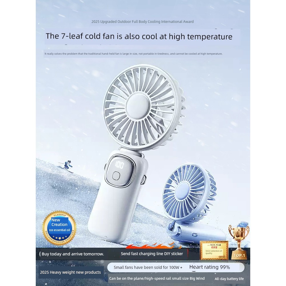 | 【kipas mini bateri tahan lama】 | kipas turbo mini 制冷小风扇 ❅Usb Hanging Neck Blowing Complementary Food Electric Handheld Small Fan✯