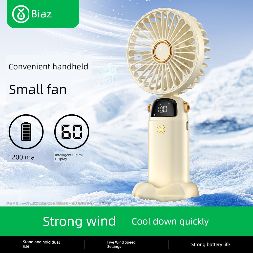 kipas usb kereta mini kipas aircond usb kipas mini Bias Handheld Small Fan Small Charging Mini usb Electric Fan Small Portable Portable Outdoor Handheld Rechargeable High Wind 2025 New Style Electric Fan Cute Charging Style