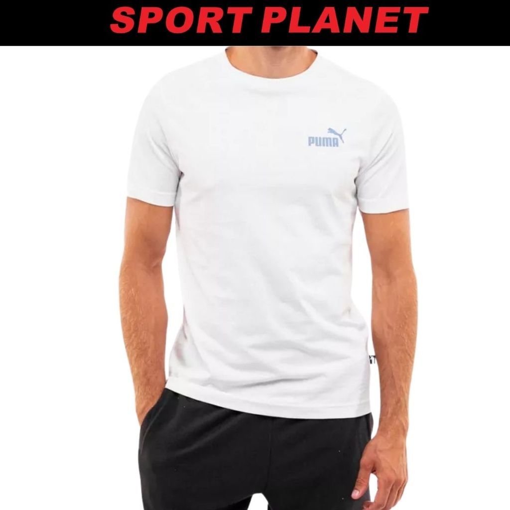Puma Men ESS Small Logo Short Sleeves Tee Shirt Baju Lelaki (586669-35) Sport Planet 31-21