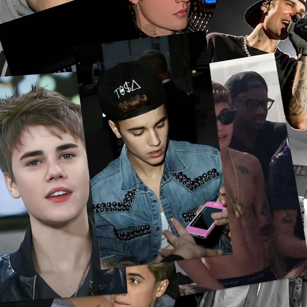 8.19-Justin Bieber High Atmosphere High-value Photocard Polaroid Photo Sticker Wall Merchandise Star Photo Merchandise Photo