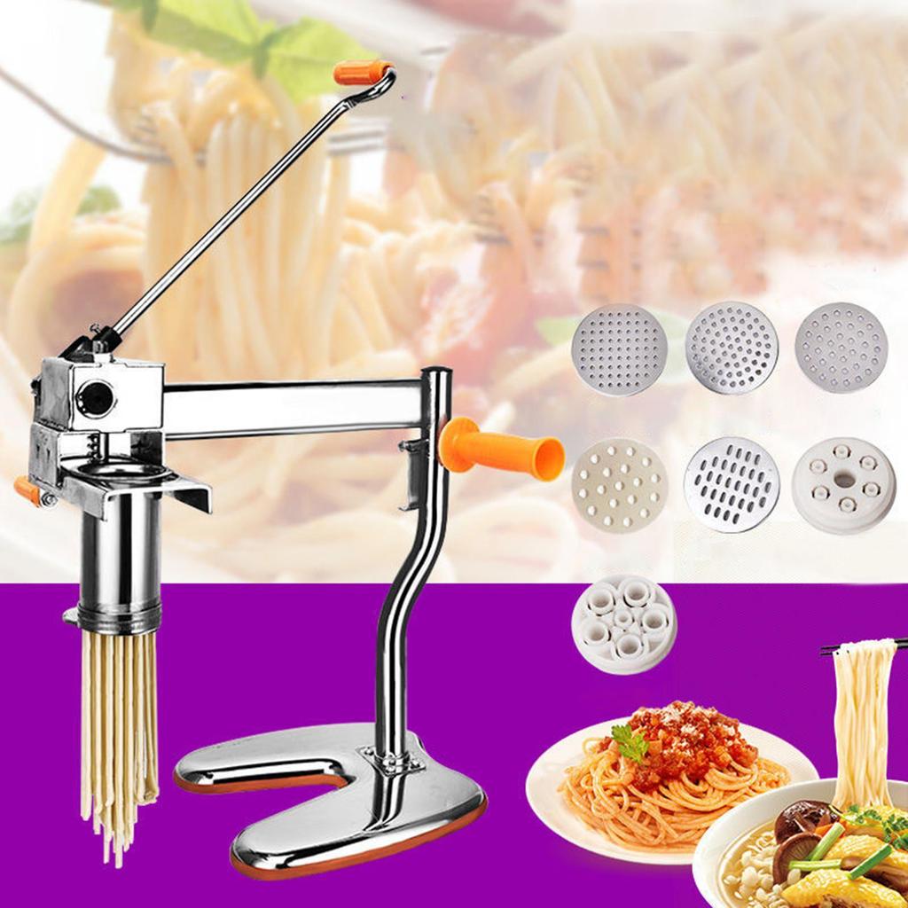 [whfashionkk] Noodle Maker Machine U Shaped Base Cooking Tool Homeuse Manual Pasta Machine for Kitchen Fettuccine Lasagna Ramen Tabletop