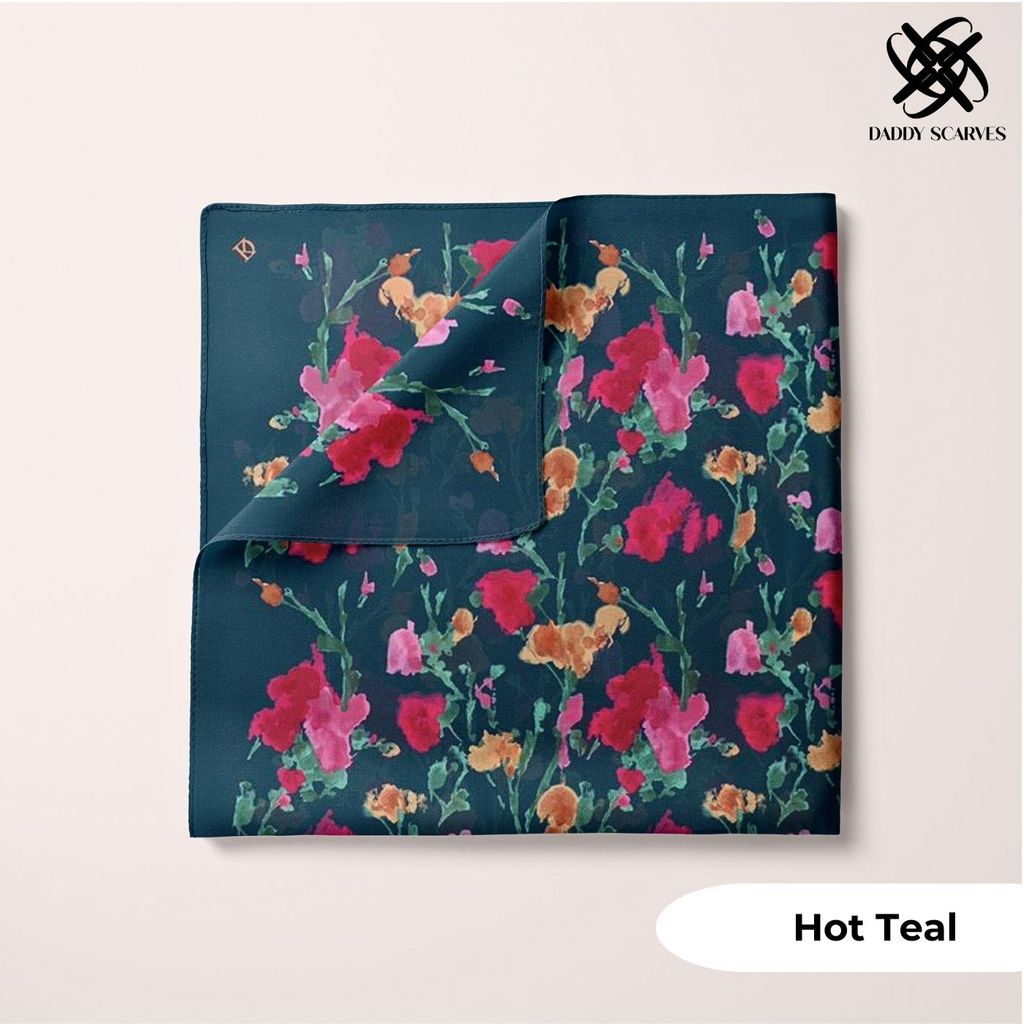 BOUGAINVILLEA Tudung Bawal Cotton Voile Exclusive by Daddy Scarves