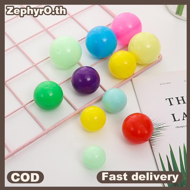 null 50Pcs Mini 32MM Clear Transparency Plastic Capsule Toy Surprise Ball Tiny Container Making Things Model Gashapon toy null