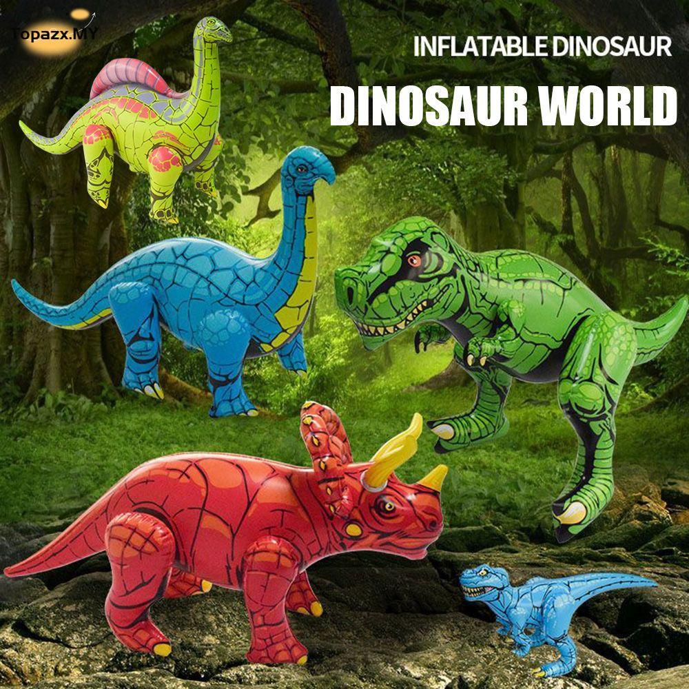 【Delivery from Malaysia】TOPAZX Inflatable Dinosaurs  Outdoor Fun PVC Birthday Party Decoration