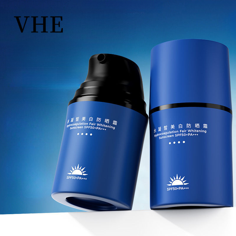 VHE Sunscreen Milk For Outdoor Isolation Oil Control Refreshing Non Greasy Sunscreen Cream Moisturizing Isolation Sunscreen 50g