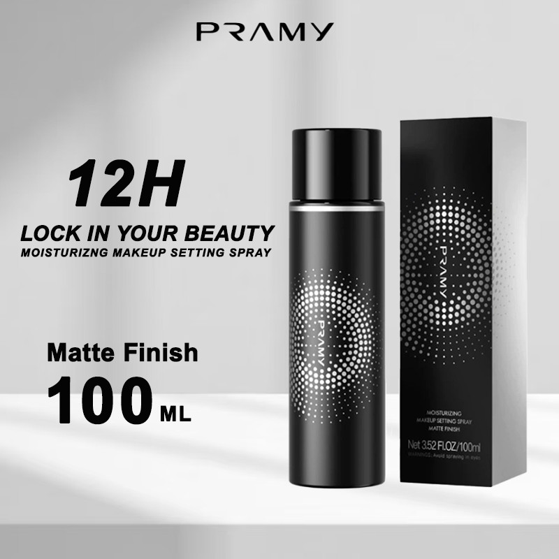 ✅Ready Stock✅【PRAMY】 Moisturizing Matte Finish Makeup Setting Spray 100ml柏瑞美定妆喷雾