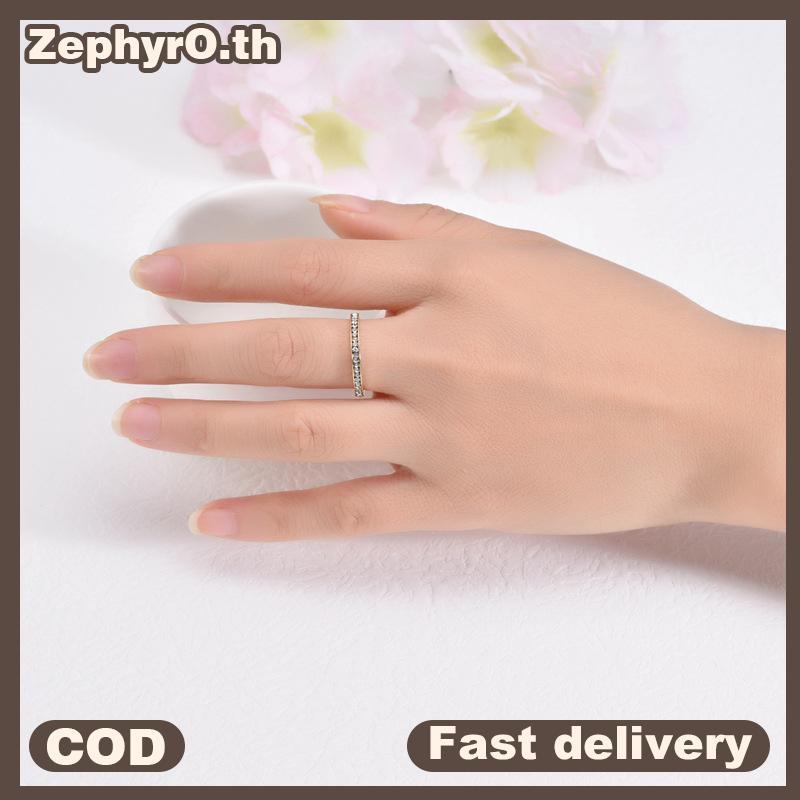 null Fashion Simple Beautiful Inlaid Diamond Rings Stainless Steel Shiny Finger Ring For Women Men Light Luxury Couple Rings null