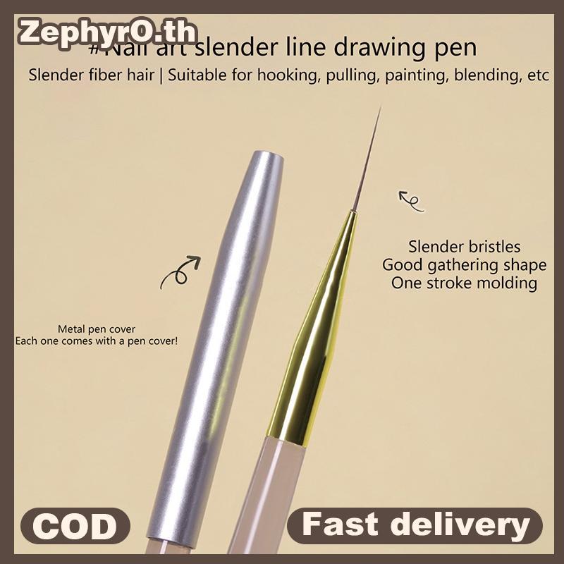 null Nail Art Liner Brushes Gel Nail Brush Extremely Fine Nail Polish Painting Brush Drawing Nail Art Design null