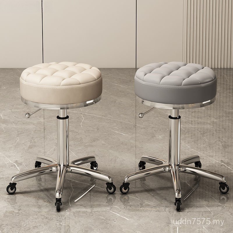 Swivel Chair Lifting Stool Stool Stool Beauty Salon Rotating Round Stool Beauty Special Da Gongjia Barber Shop Hair Salon Pulley C5EF