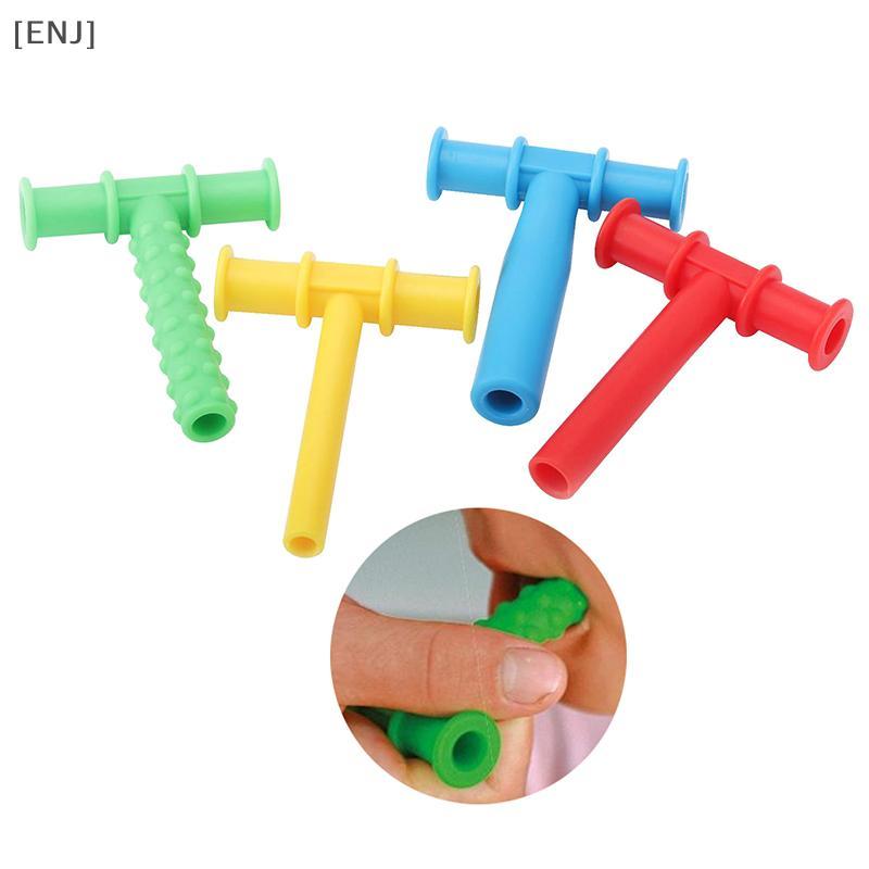 [ENJ] Kid Chewing Tube Speech Therapy Teeth Massager Children Talk Tools For Autism Sensory Speak Oral Muscle Rehabilitation Training null