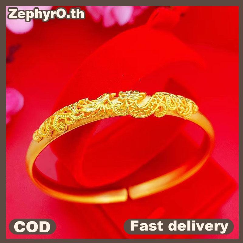 null New Fashionable Sand Gold Simulated Bracelet For Women Vintage Elegant Gold Plated Wedding Decoration Peaco Bracelet Long null