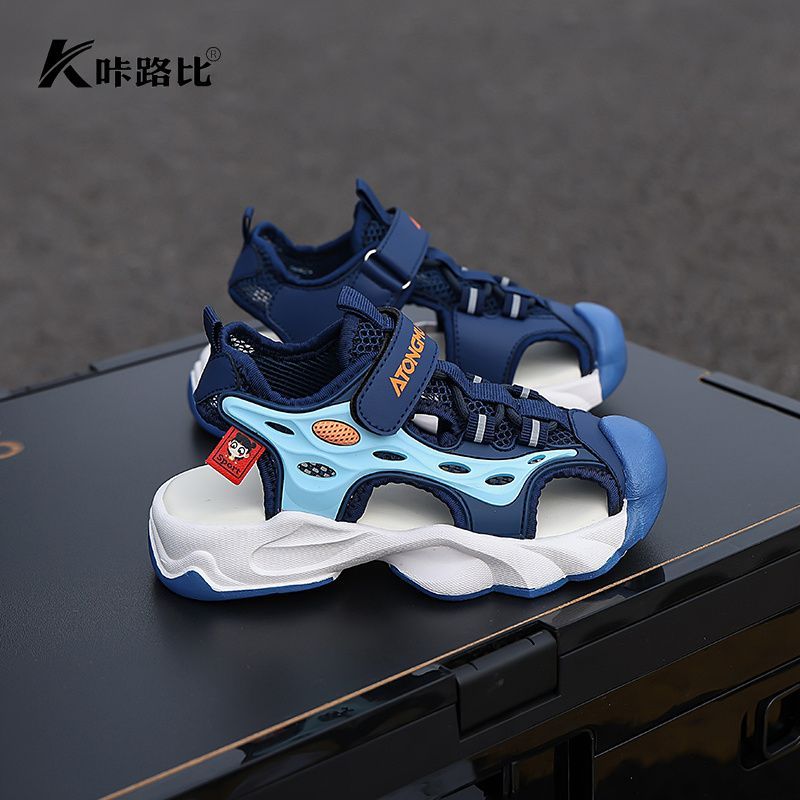 Kalubi Elementary School Students Breathable Upstream Outdoor Shoes Soft-Soled Sandals Fashionable All-Match Casual Children's Shoes 3.19