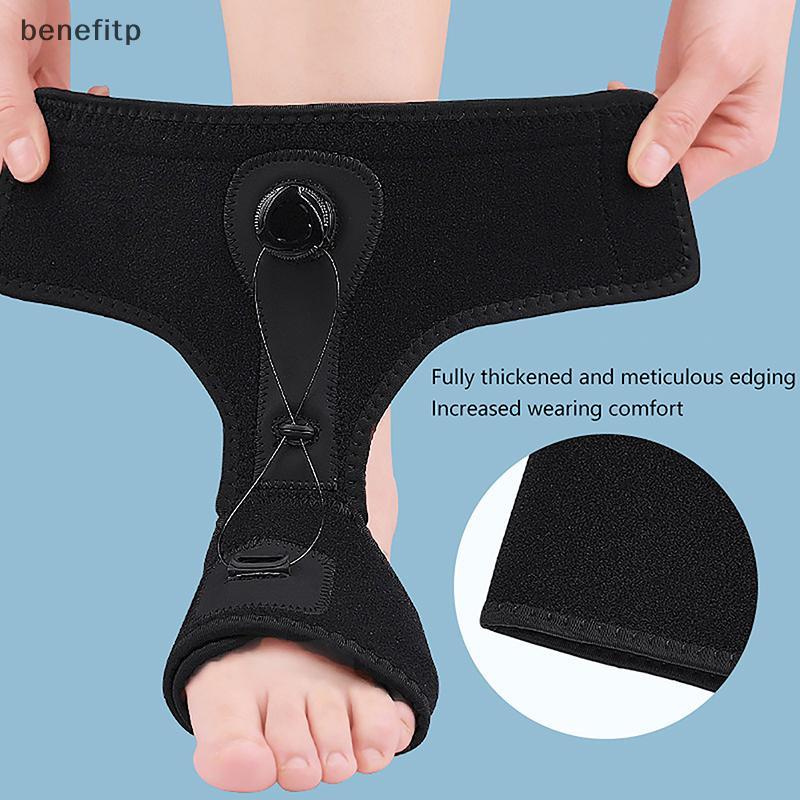 benefitp 1pc Adjustable Plantar Fasciitis Night Foot Splint Drop Orthotic Brace Elastic Dorsal Night Splint Foot Care Tool Ligament Belt hot