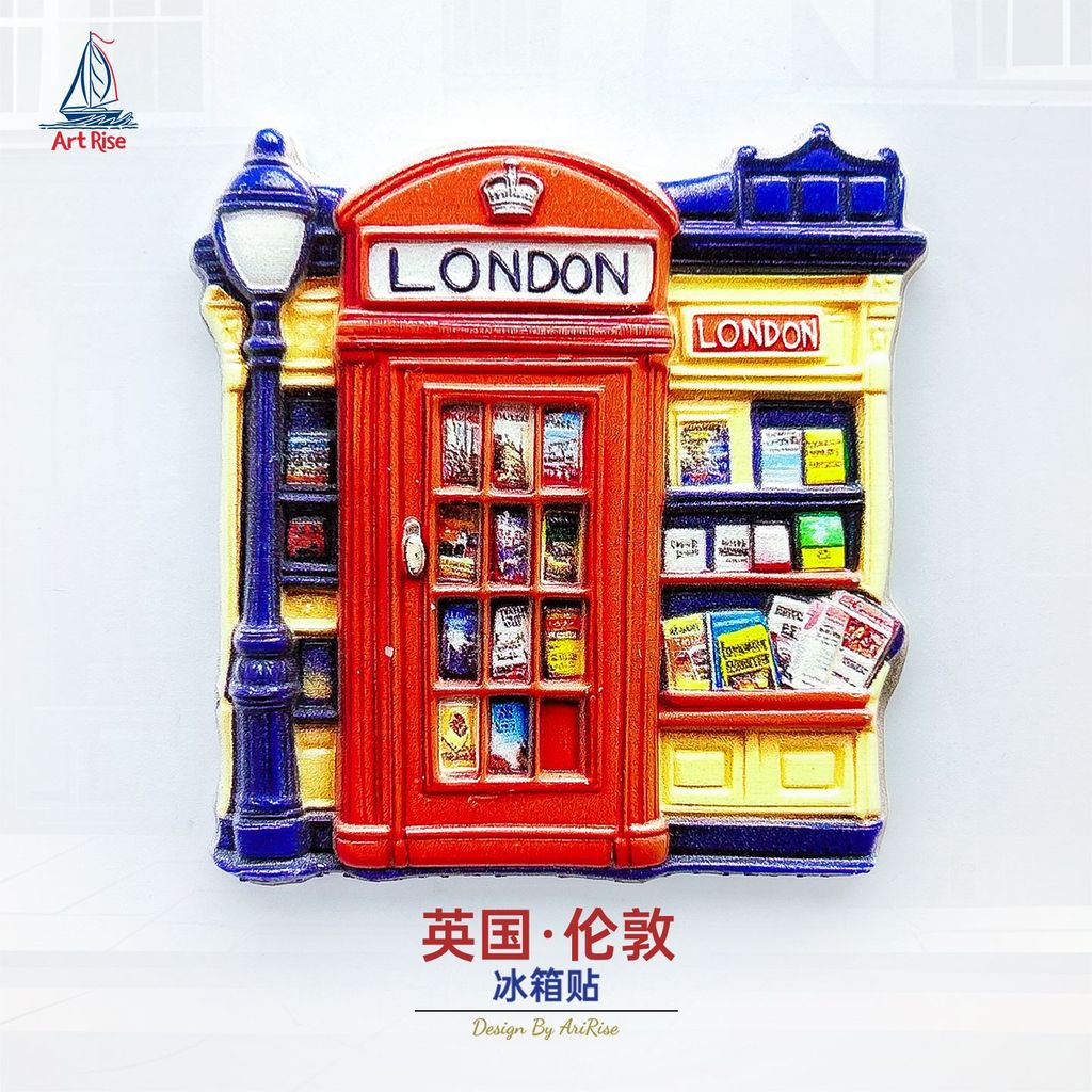 【Shipment within 24 hours‌】 Kulkas Magnet Hiasan 3D Unik Hadiah Cenderamata Perjalanan Model Pondok Telefon London Inggris Stiker Dekorasi Rumah Kreatif Baru 2025 Magnet Peti Sejuk untuk Koleksi Idea Hadiah untuk Rakan dan Keluarga Hiasan Dinding Kreatif