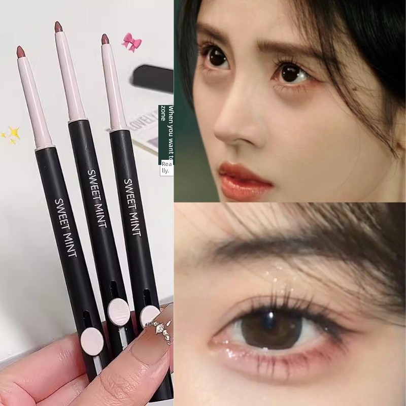 lip liner pencil lip liner Sister Ju Slightly Red Arrives~Double-Headed Lip Liner Outlines Lip-Shaped Matte Lipstick Pen Enhances Lip Dudu Lip Brush Two-in-One
