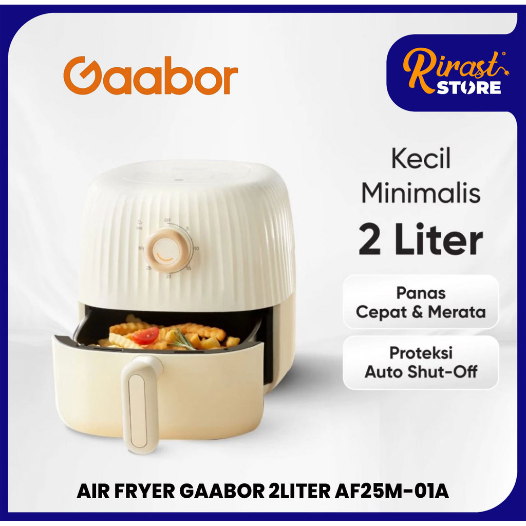 Gaabor 4L Smokeless Air Fryer Penggoreng Udara Tanpa Minyak (1000W)