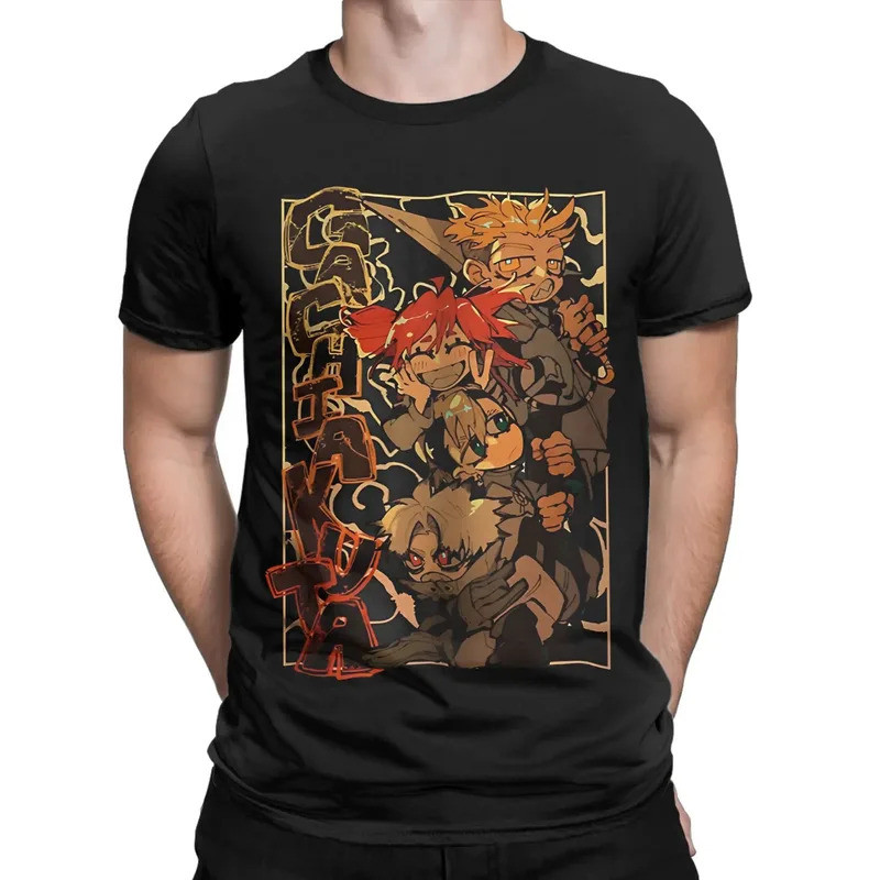 Fashion T-Shirt Gachiakuta Manga Enjin Rudo Surbrec For Men And Women Pure Cotton