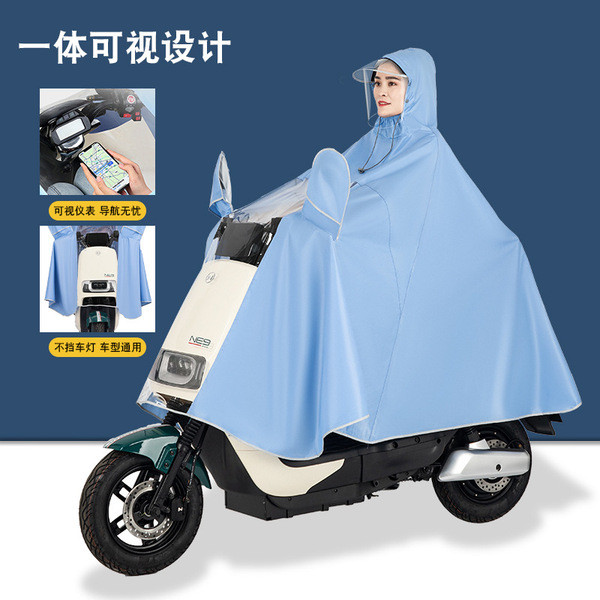 baju hujan waterproof baju hujan motor rain coat motorcycle Raincoat Electric Vehicle Motorcycle Poncho Single Double Men Women Battery Car Extra Large Raincoat Full Body Rainproof Poncho