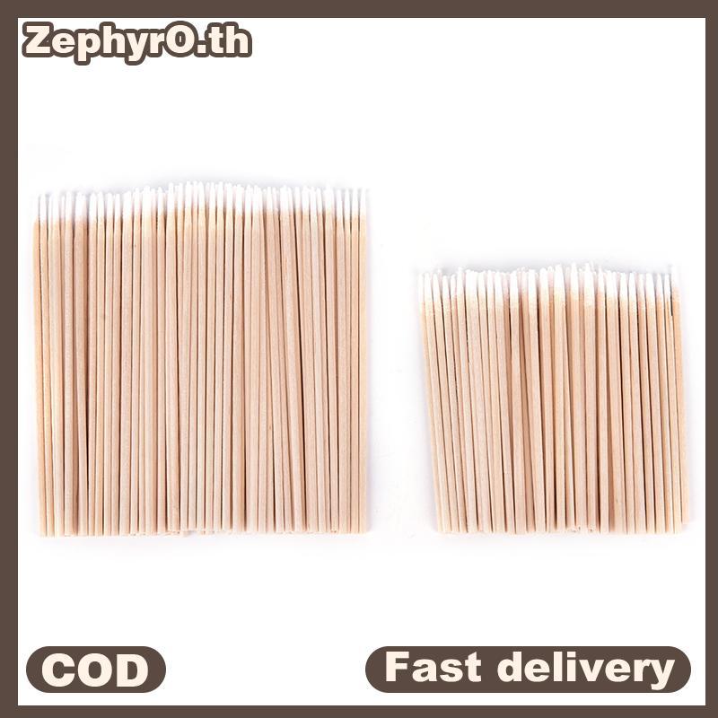 null 100X Permanent Tattoo Makeup Microblading Wood Cotton Swab Bud Cosmetics Sti null