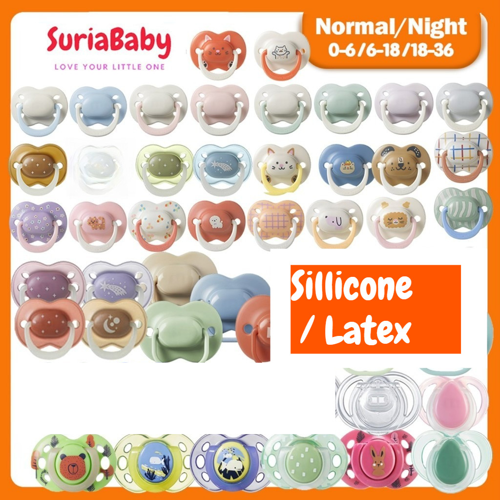 Tommee Tippee Closer To Nature Night Time Baby Pacifier Soother 0-36m Twin Pack / Single Loose Pack