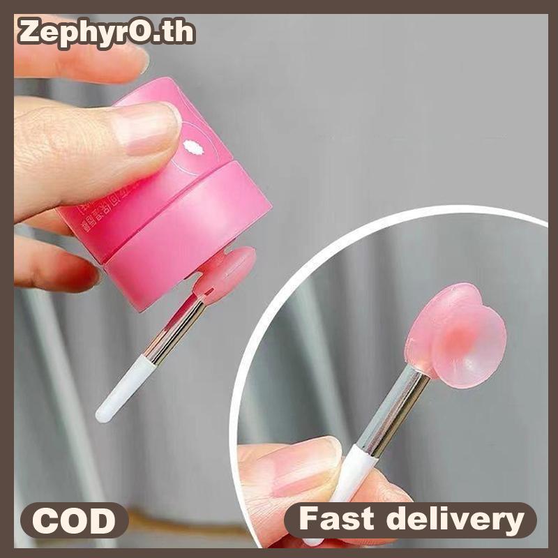 null 1PC Silicone Lip Balms Lip Mask Brush with Suer Dust Cover Lipsti Cosmetic Makeup Brushes Lipsti Brush Storage Box null