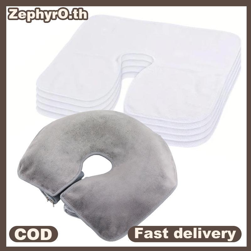 null Microfiber Head Pad Towels U-Shaped Facial Pillow Covers Thiened Headrest Cushion Facial Care Beauty SPA Massage Supplies null
