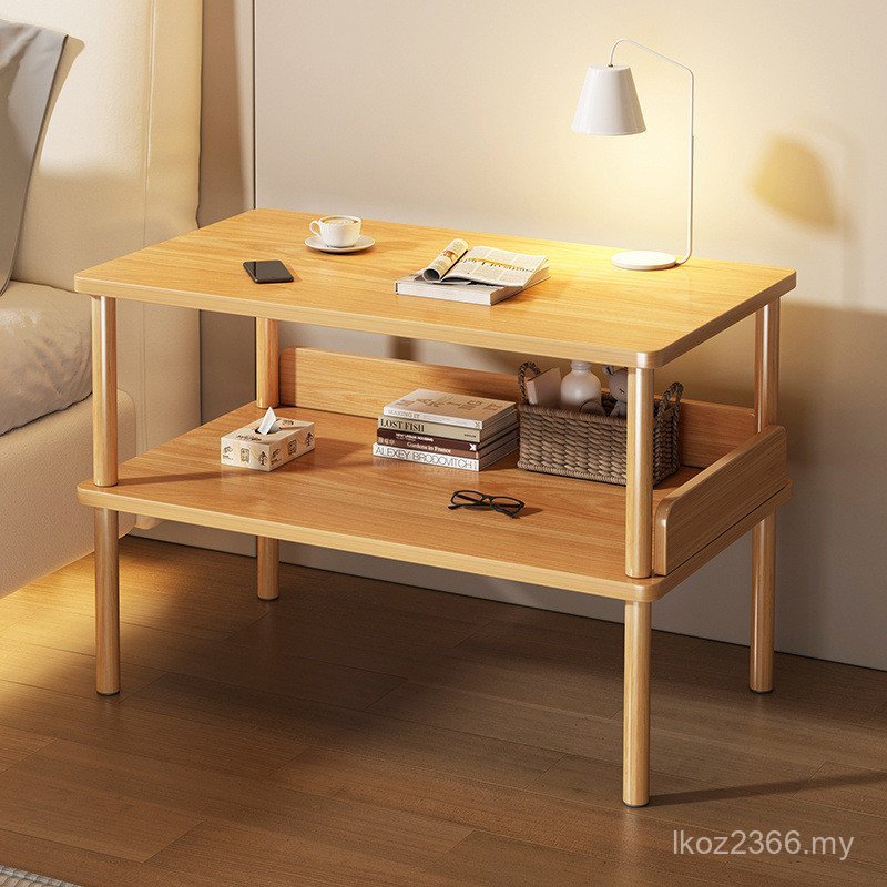 Light Luxury Simple Feeling Living Room Coffee Table Side Simple Sofa High-End Small Square Table Household Table Creative Modern Small Table Small AFD1