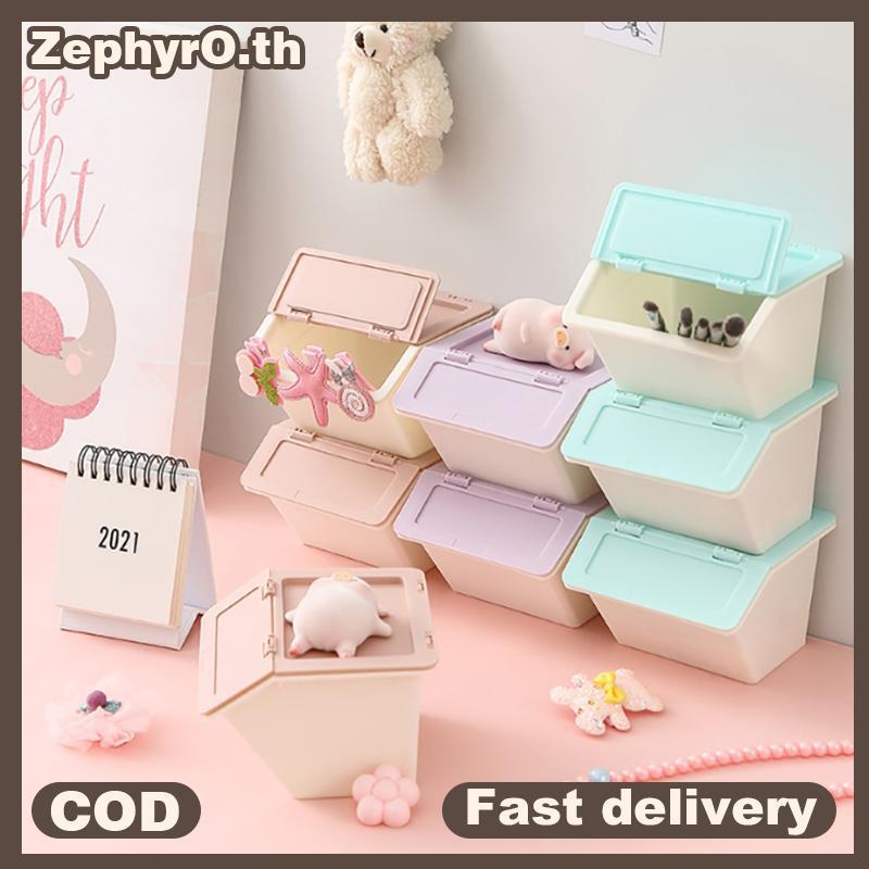 null Desktop Storage Box Can Be Cleaned In 3 Colors Staable Folding Desktop Storage Simple And Easy Sundry Storage Drawer null