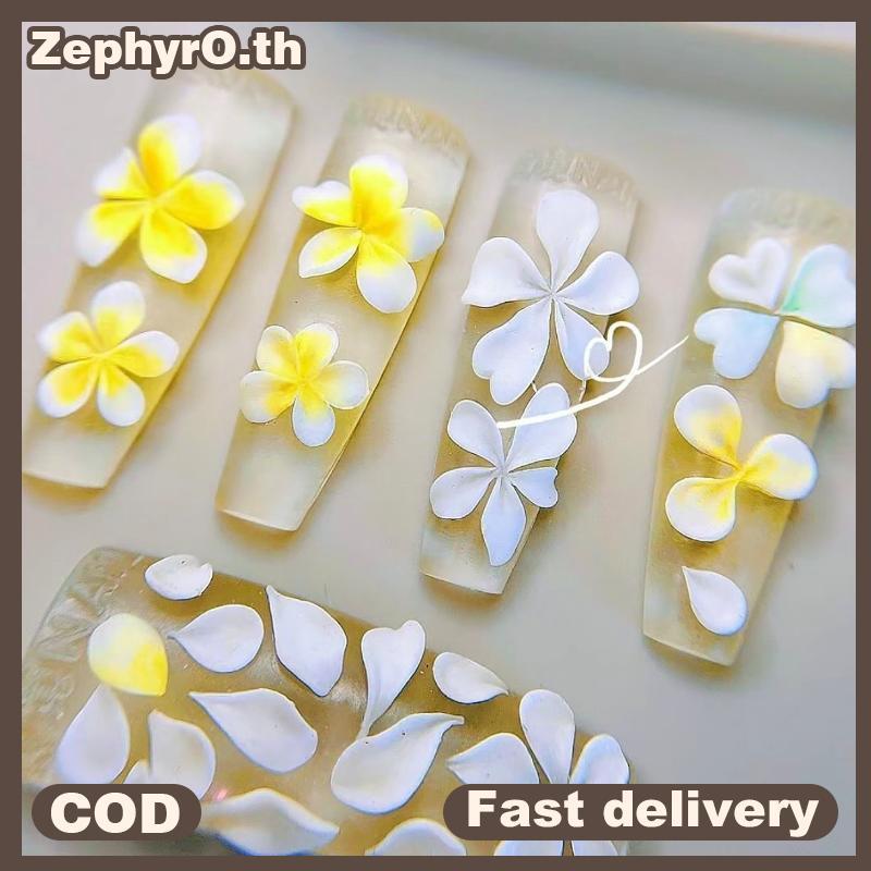 null 3D Silicone Flower Nail Art Carving Mold Acrylic Hibiscus Floral Five-Petal Blossom DIY Nail Art Decoration Transparent Template null