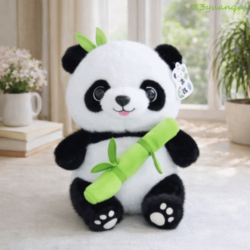 YUANQIN Plush Toy, 25cm Size Children Gits Kawaii Panda, Animal Bear Hugging Feature Soft Stuffed Stuffed Animal Birthday Presents