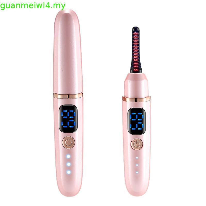 Electric Heated Eyelash Curler 3 Temp Settings, USB-C Rechargeable, 15s Quick Curl, LED Display