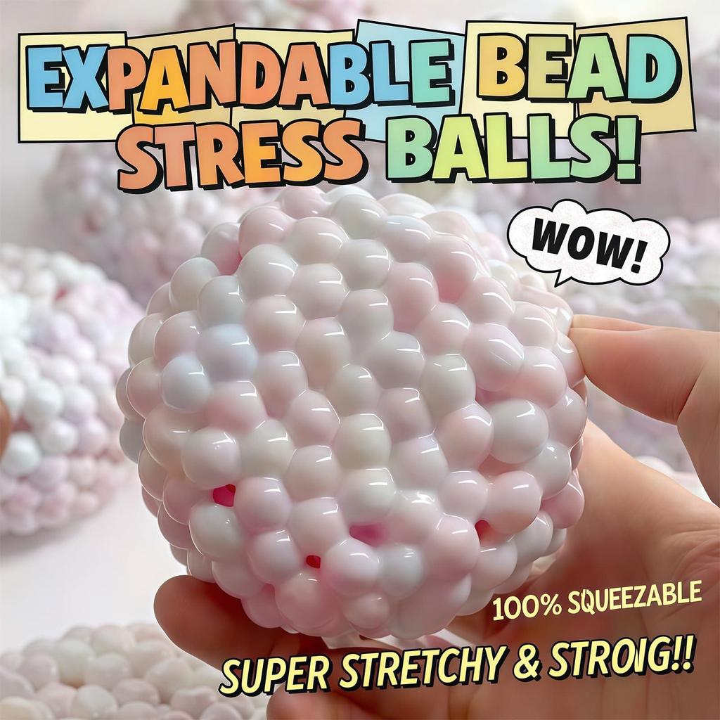 Crunchy Squishy Stress Ball Stress Relief Ice Skin Noisy Handmade Ball Fidget Stretchy Squeeze Toy Gifts