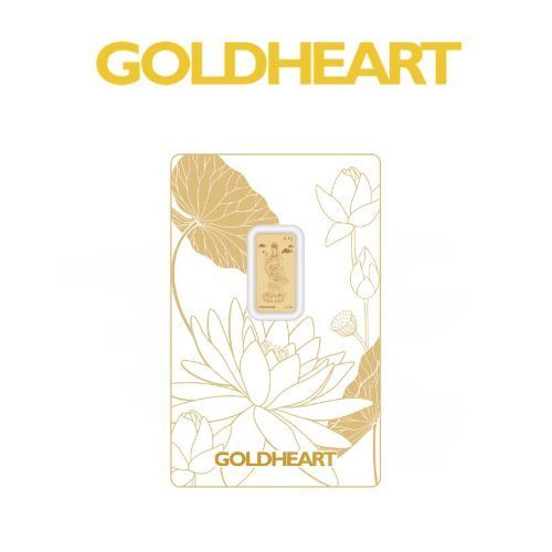 TA9 Goldheart 0.1G 999 Gold Lotus Gold Bar