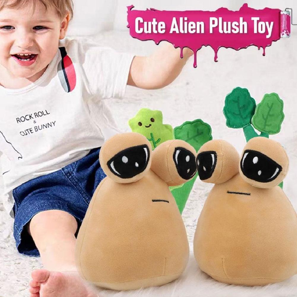 Alien Pou Plush Toy Game Merchandise Children's Gifts Soft Toy Creative Fluffy P5m1