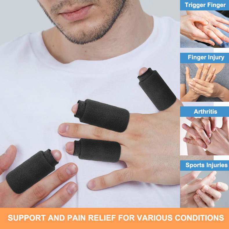 Finger Cold Pack Ice Pack Finger Cover Finger Hot Cold Pack Solid Gel Hot Cold Pack Finger Ice Cover [zzq] SS