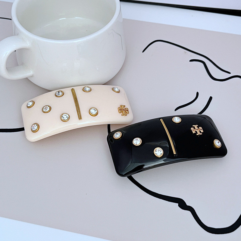 French-style fashionable and luxurious commuter niche design hairpin with rhinestone-embellished English letters, exquisite and elegant hair accessory X